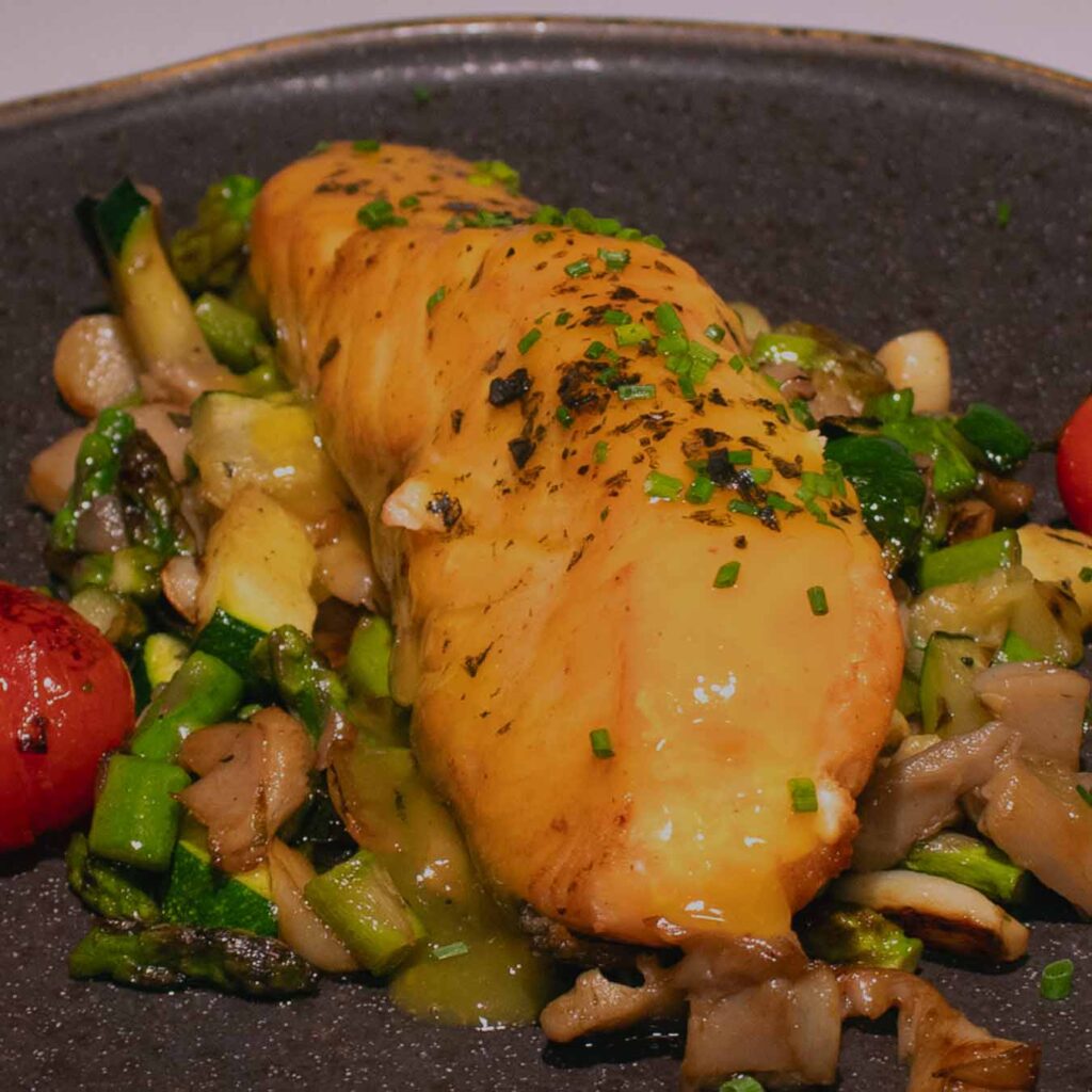 Salmón en El Corral de la Abuela